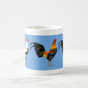 Café Taza inglesa vieja de las aves de juego de Oxford