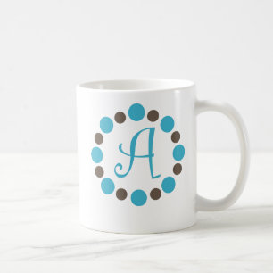 Café Taza inicial "A " de Dotz