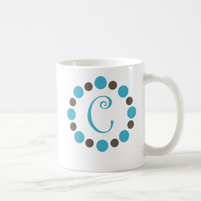 Café Taza inicial "C " de Dotz (Derecha)