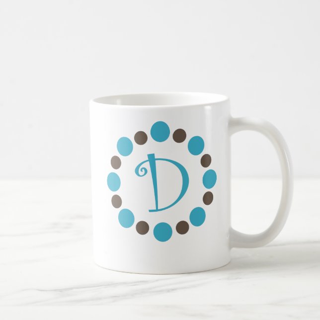 Café Taza inicial "D " de Dotz (Derecha)