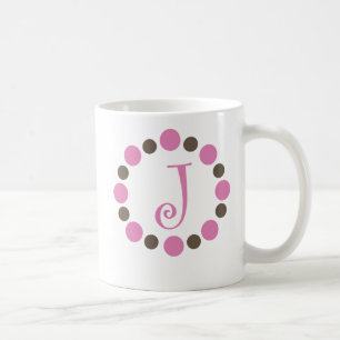 Café Taza inicial "J " de Dotz