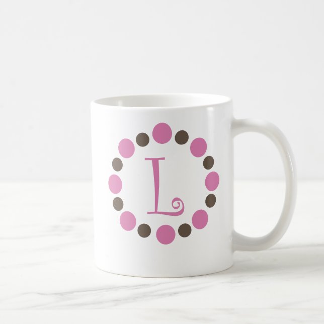 Café Taza inicial "L " de Dotz (Derecha)