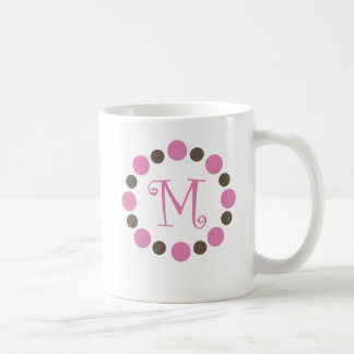 Café Taza inicial "M " de Dotz