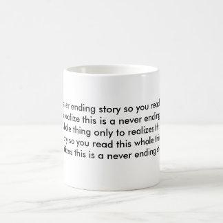 Café taza interminable de la historia