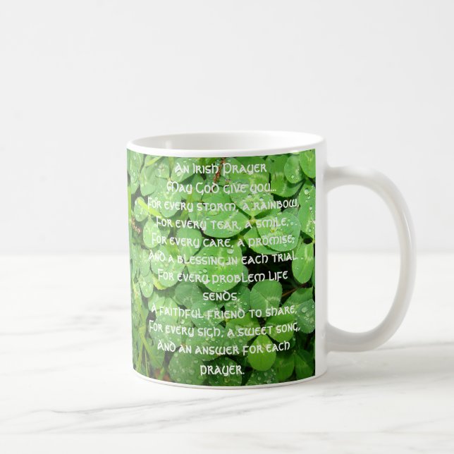 Café TAZA IRLANDESA de la BENDICIÓN - modificada para (Derecha)