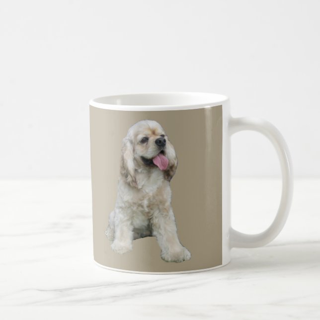 Café Taza irresistible de cocker spaniel (Derecha)