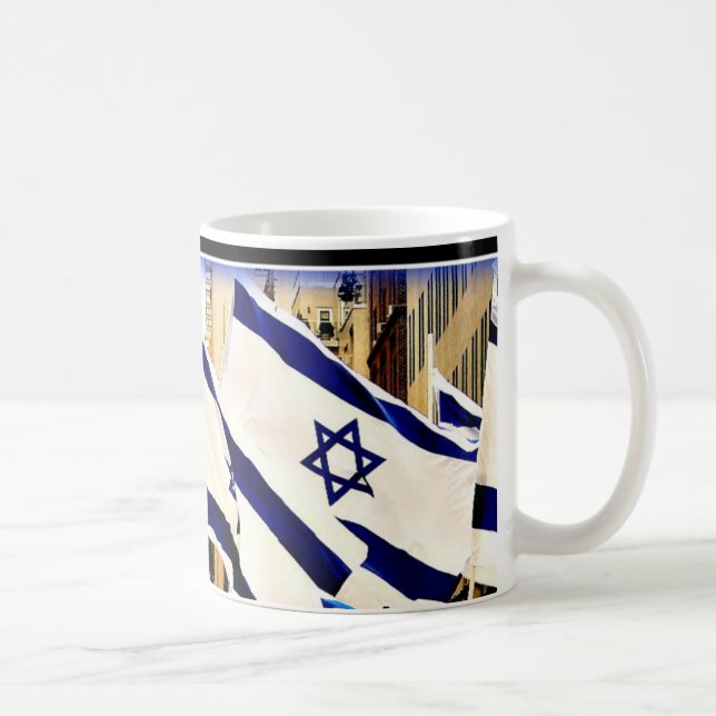 Café Taza israelí de la bandera (Derecha)