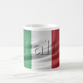 Café Taza italiana de la bandera de Italia