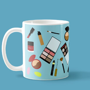 Café Taza Kit de Herramientas de Maquillaje Colorido Mo