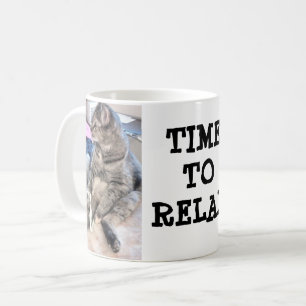 Café Taza KITTY TIEMPO DE RELAJARSE