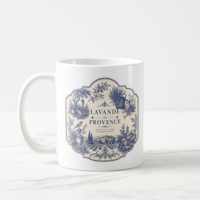 Café taza lavanda de provenza  (Izquierda)