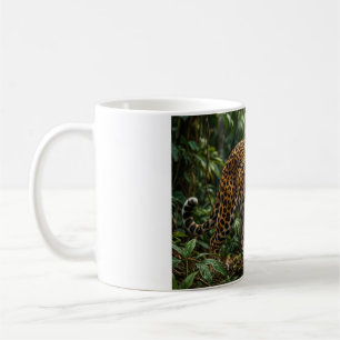 Café Taza Leopardo Salvaje - Majestuoso Felino de la Ju