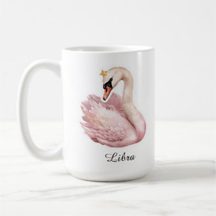 Café Taza Libra Zodiaco Celestial - Arte de Escala Rosa