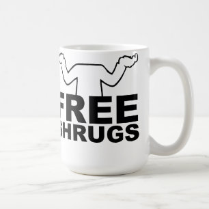 Café Taza libre de los encogimientos de hombros