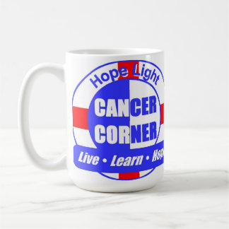 Café Taza ligera de la esquina del cáncer de la