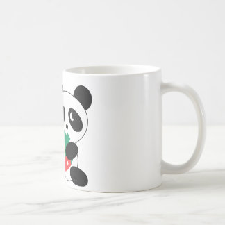 Café Taza linda de la panda