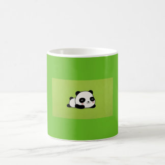Café Taza linda de la panda de Kawii del dibujo animado
