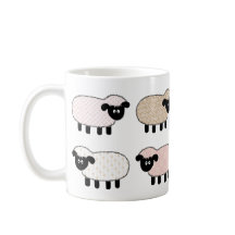 Taza linda de las ovejas