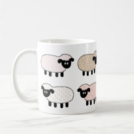 Café Taza linda de las ovejas