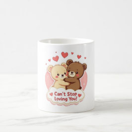 Café Taza linda de San Valentín No puedo dejar de amart
