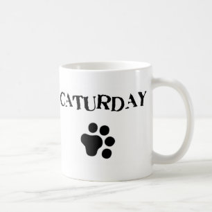 Café Taza linda del gato de Caturday