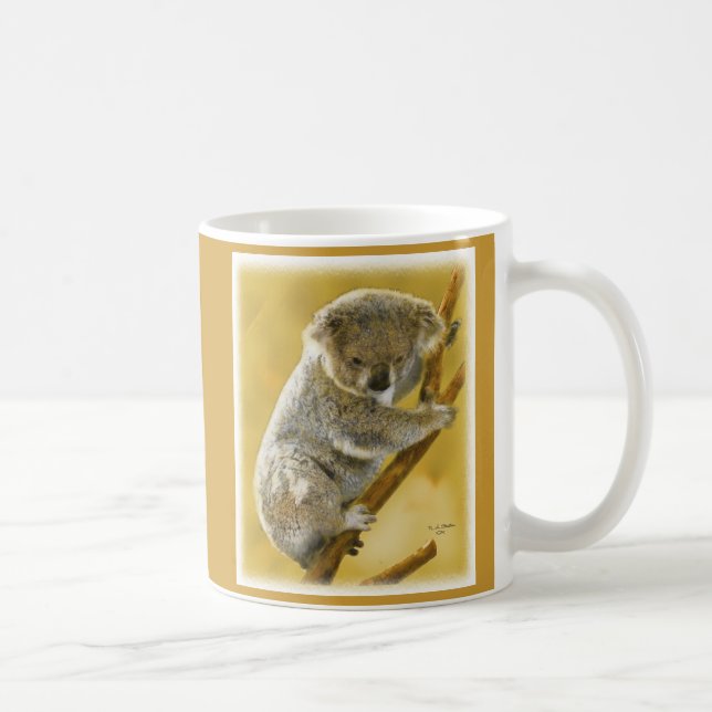 Café ¡… Taza linda del oso de koala…! (Derecha)