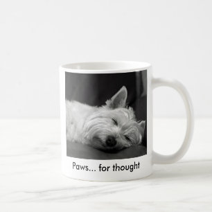 Café Taza linda del perro de Westie