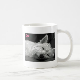 Café Taza linda del perro de Westie (montaña del oeste