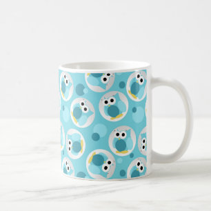 Café Taza linda divertida del modelo del búho de la
