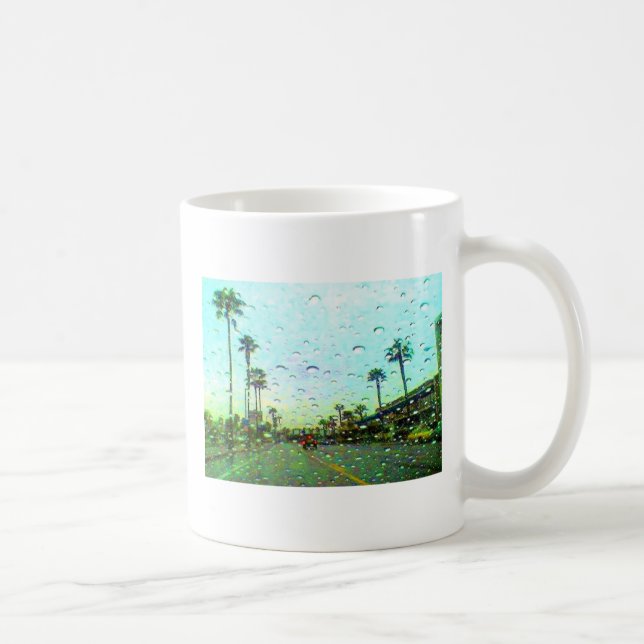 Café Taza lluviosa de la calle (Derecha)