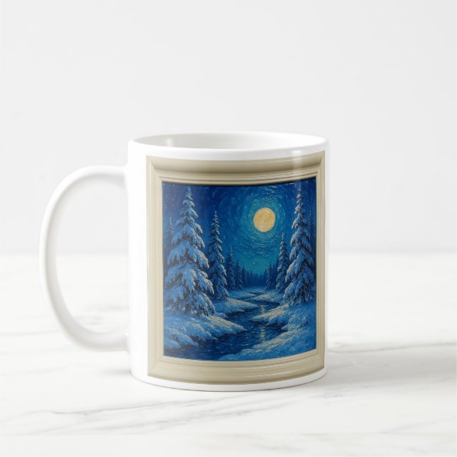 Café Taza Luz de Luna de Invierno (Izquierda)