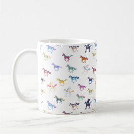 Café Taza mágica de los caballos