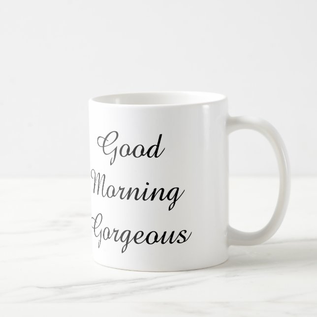 Café Taza magnífica de la buena mañana (Derecha)