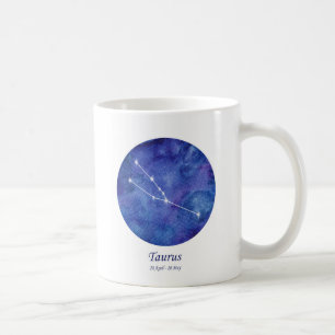 Café Taza magnífica de la constelación del zodiaco de