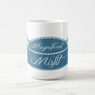 Café Taza magnífica de la cosa mal encajada