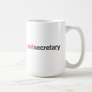 Café taza malvada de la secretaria