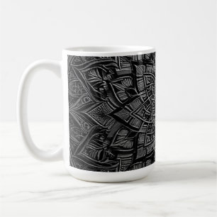 Café Taza Mandala de Plata