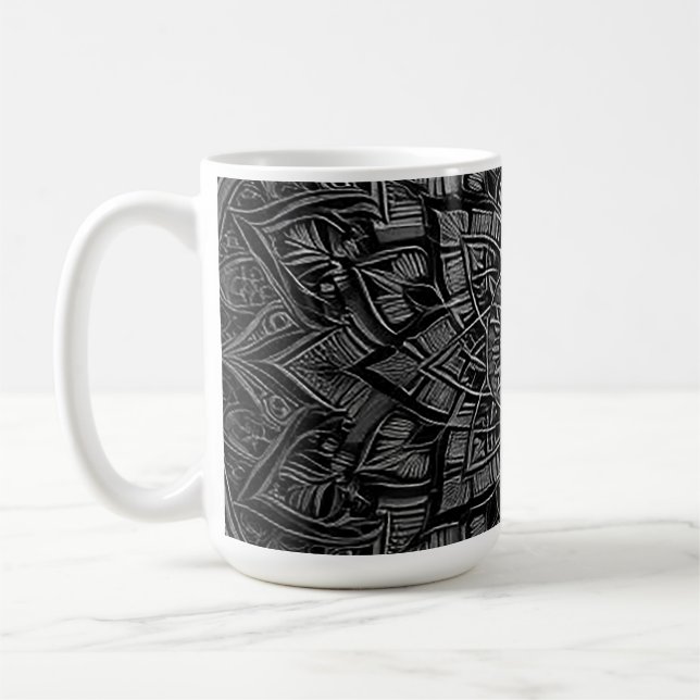 Café Taza Mandala de Plata (Izquierda)