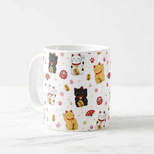 Café Taza Maneki Neko Adorable   Regalo para Amante de 