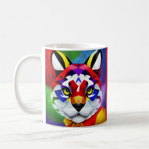 Café Taza mano derecha roja de Alexander's Cat