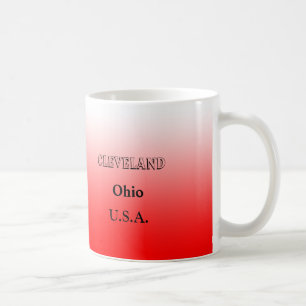 Café Taza - Mapa de Ohio con ciudad
