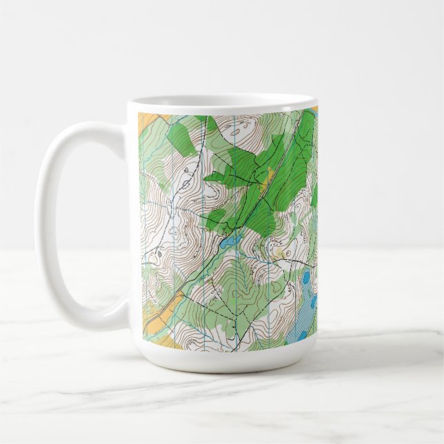 Café Taza - Mapa de orienteering1 (Izquierda)
