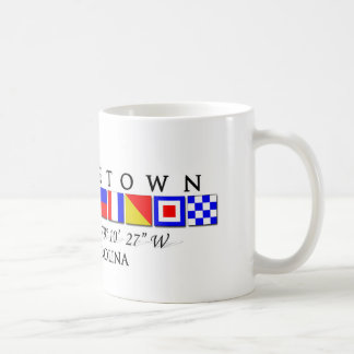Café Taza marina de la bandera de señal del SC de