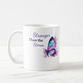 Café Taza Más Fuerte Que la Tormenta - Taza de Cita de