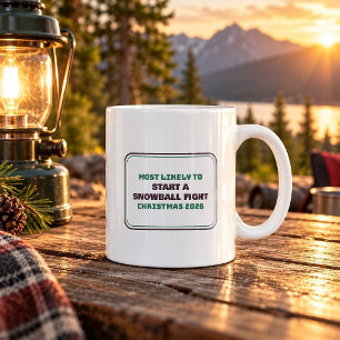 Café Taza Más Propenso a Iniciar una Batalla de Bolas d
