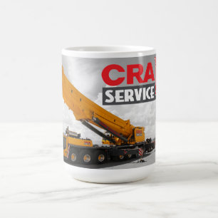 Café Taza masiva de la grúa