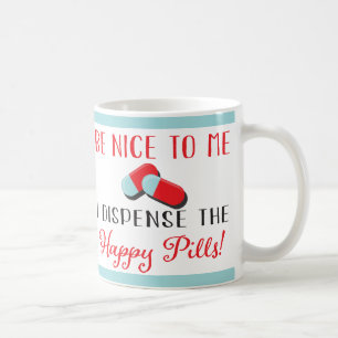 Café Taza médica de las píldoras divertidas de la