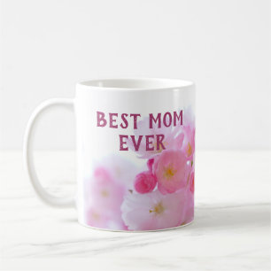 Café Taza Mejor Mamá Siempre Flor De Cerezo Rosa