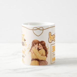 Café Taza Mejores Amigos Para Siempre con Niños de Dibu