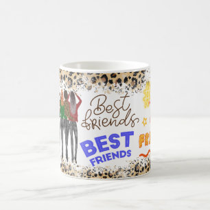 Café Taza Mejores Amigos Para Siempre con Niños de Dibu